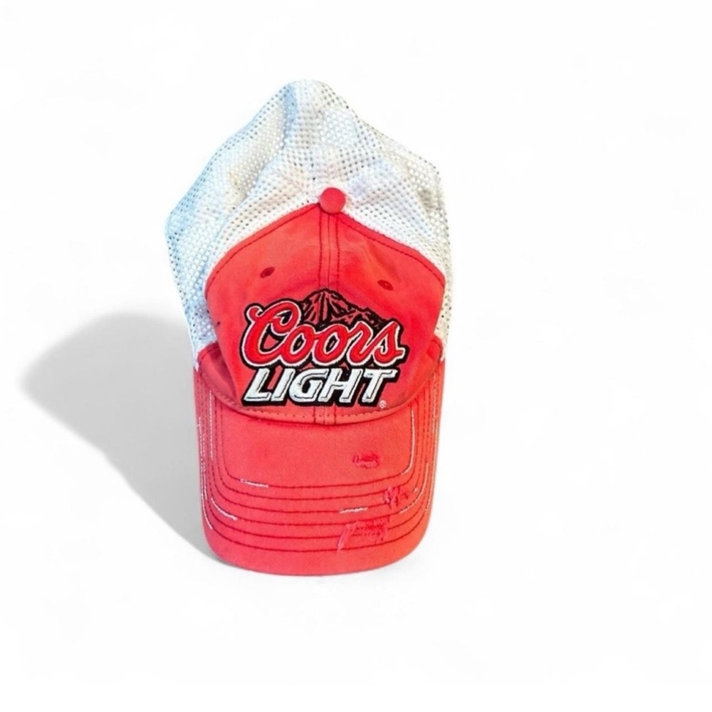 Coors Light Red and White Cap
